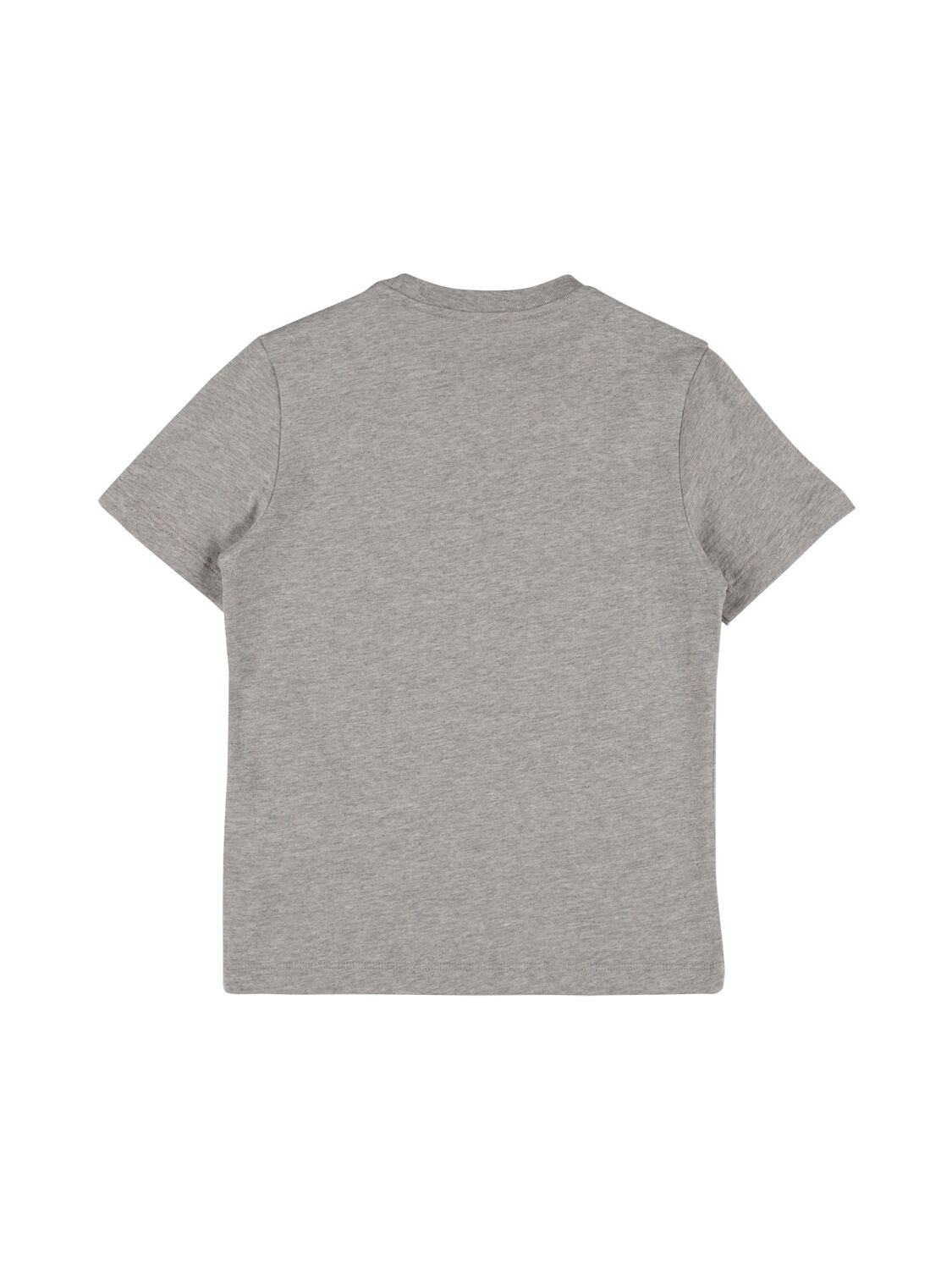 Shop Dsquared2 Printed Cotton Jersey T-shirt In Grey