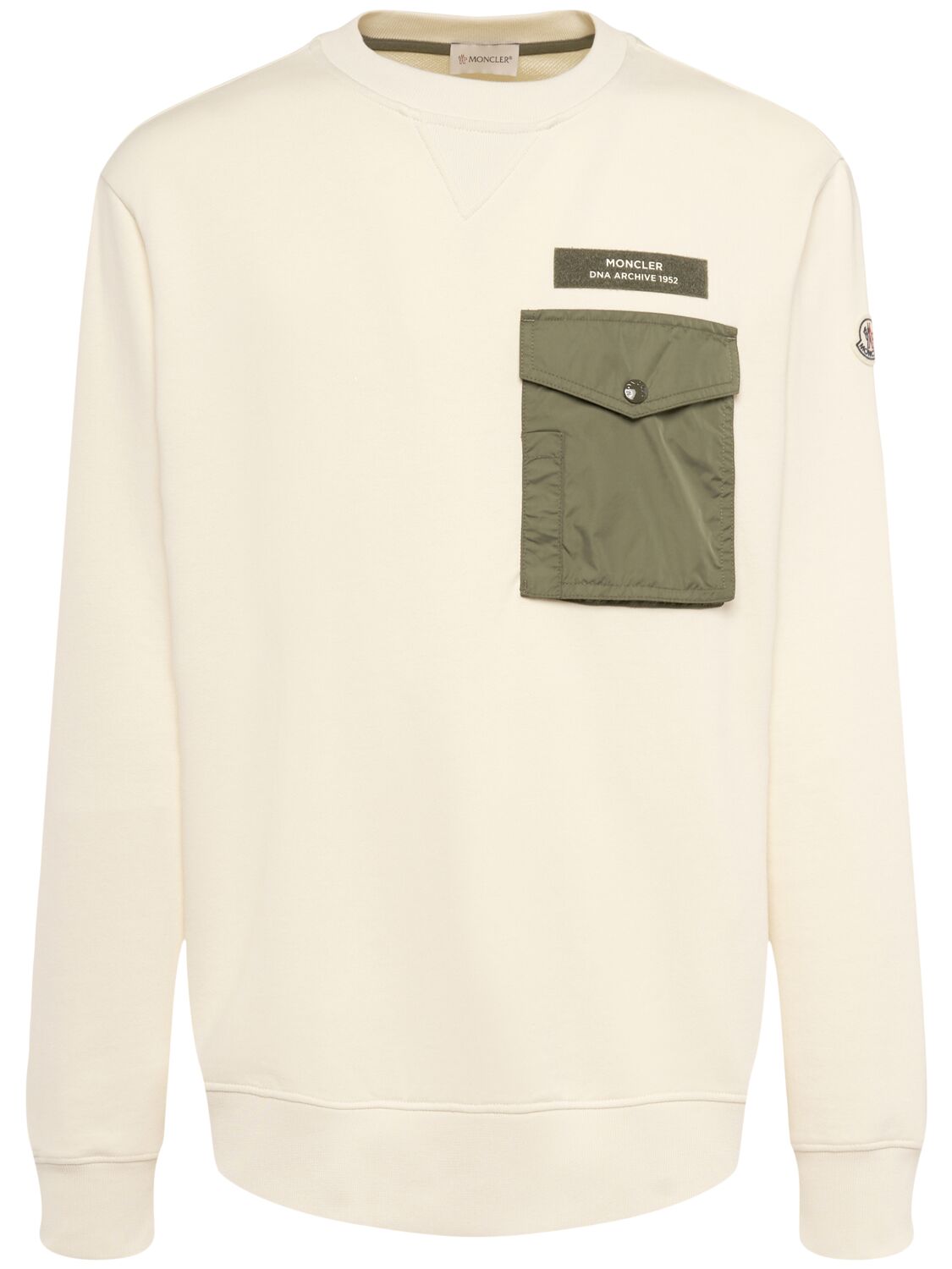 Image of Cotton Blend Sweatshirt W/ Pocket