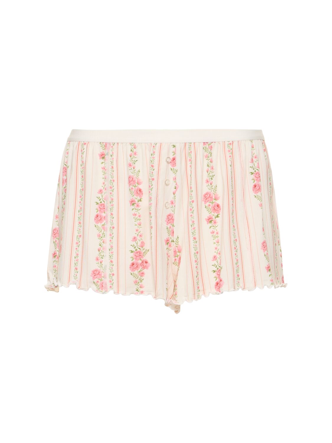 Weworewhat Booty Stretch Jersey Shorts In Pink