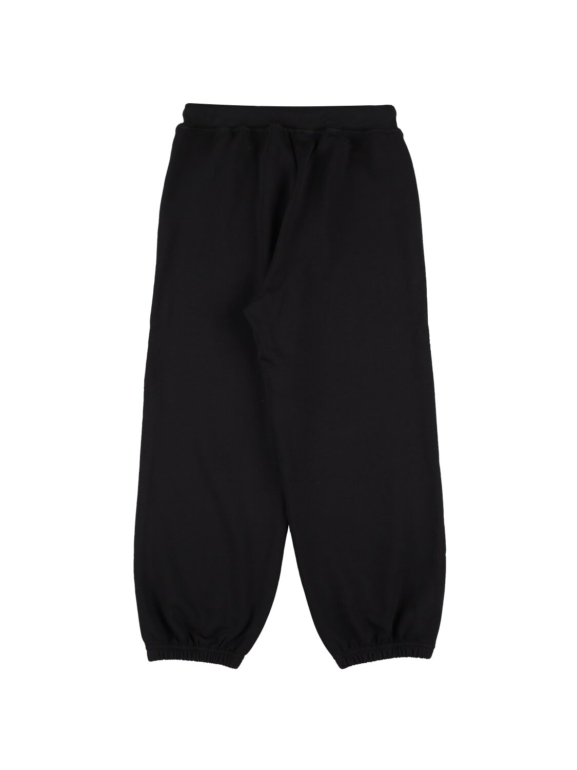 Shop Dsquared2 Printed Cotton Sweatpants In Black