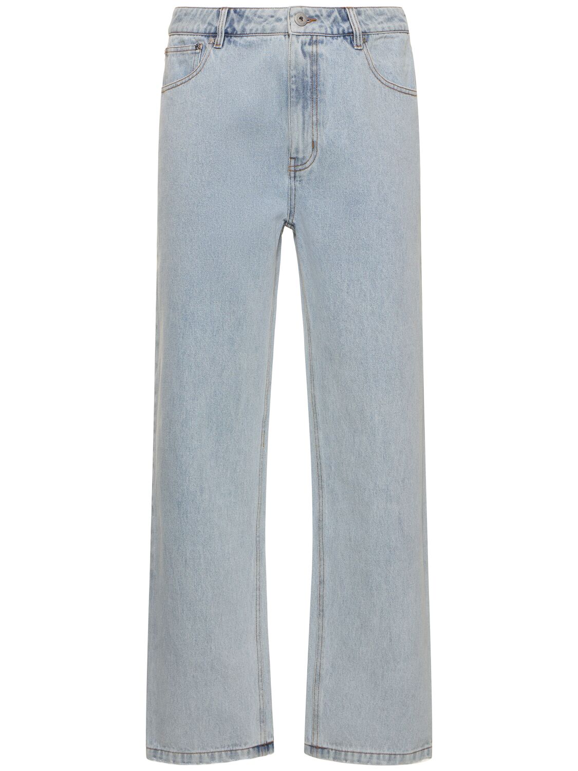 Unknown Washed Denim Jeans In Washed Blue