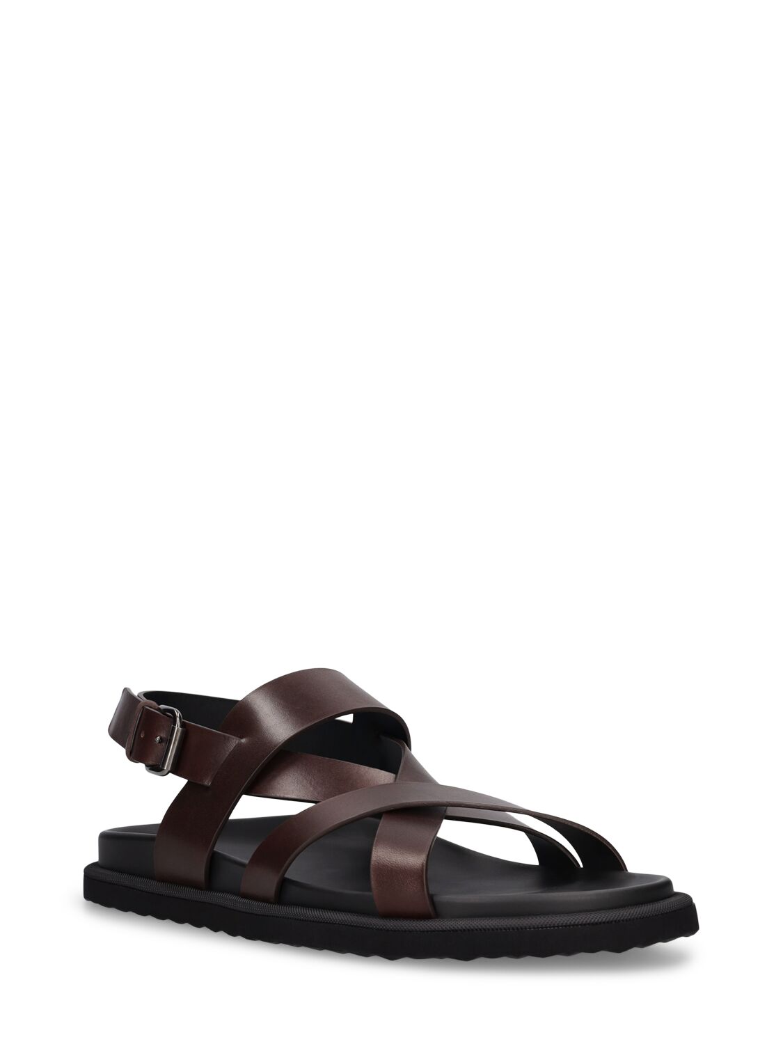 Shop Officine Creative Charrat Leather Sandals In Brown
