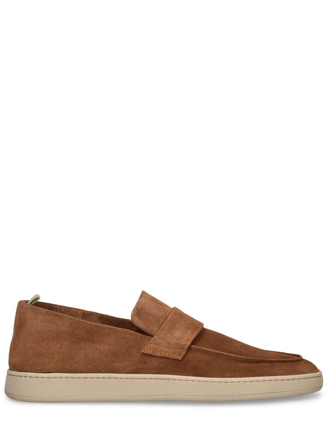 Officine Creative Herbie Suede Loafers In Brown