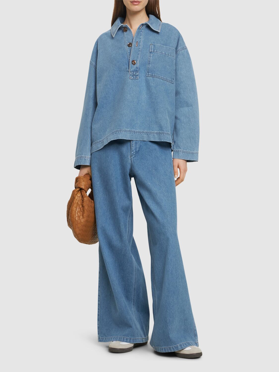Austin Cotton Denim Top