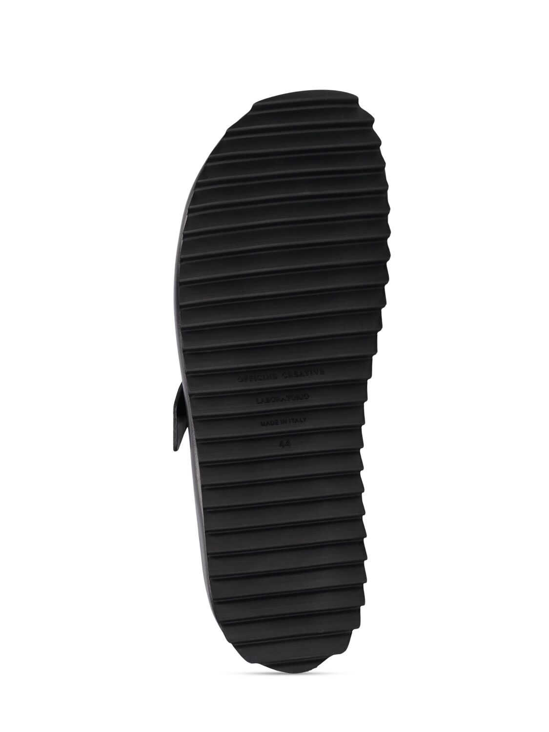 Shop Officine Creative Agora Leather Sandals In Black