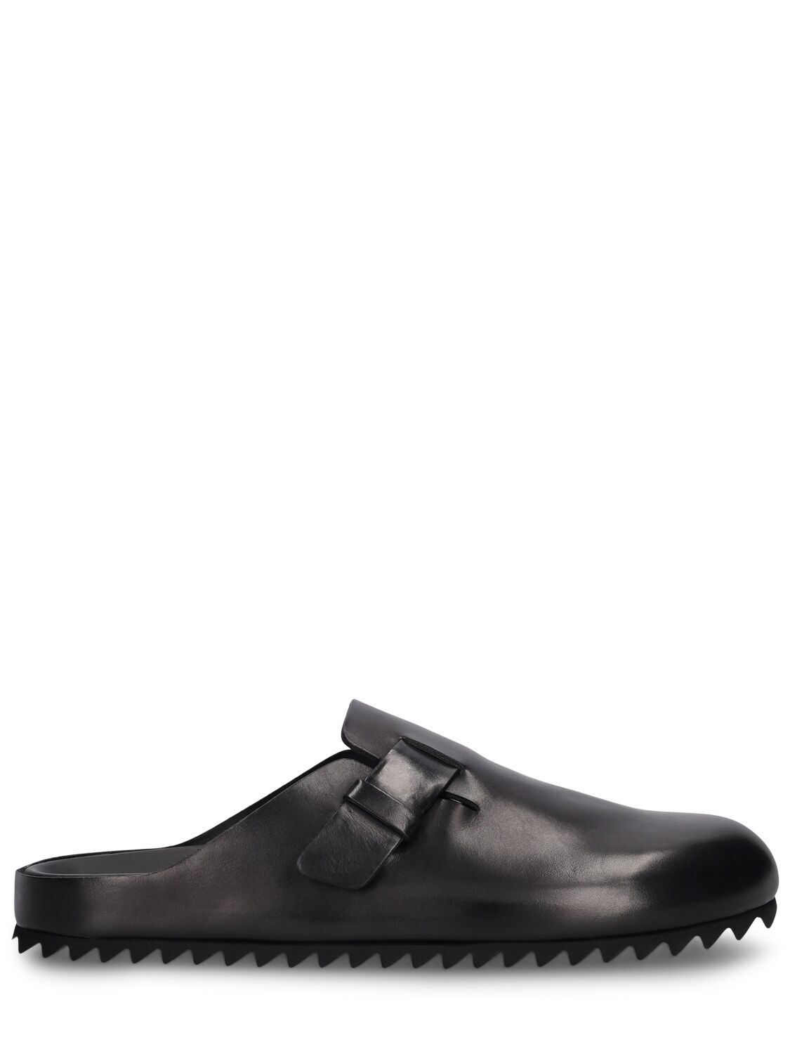 Officine Creative Agora Leather Sandals In Black