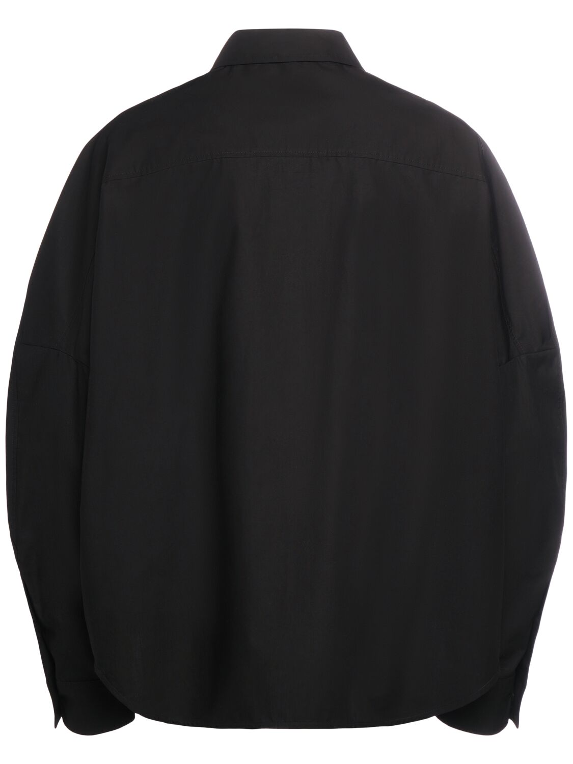 Shop Moncler Cotton Shirt In Black