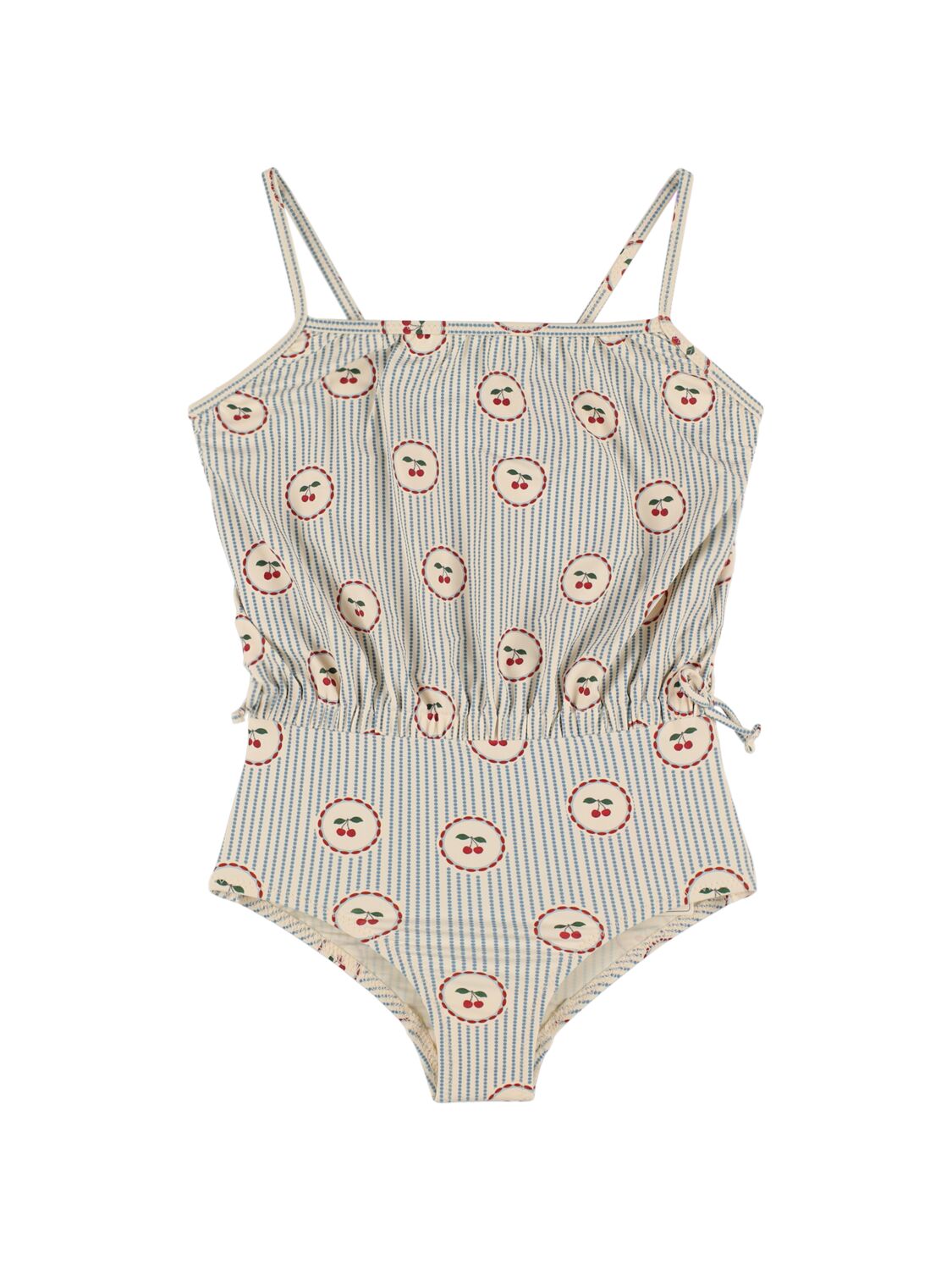 Konges Sløjd Kids' Recycled Nylon One Piece Swimsuit In 多色