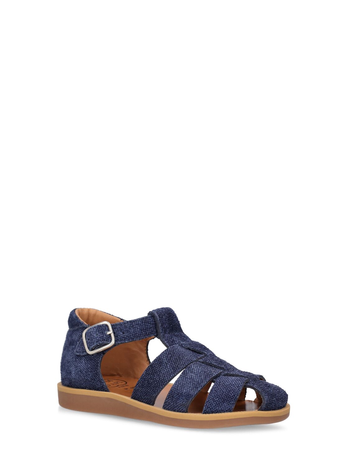 Shop Pom D'api Velours Sandals In Blue