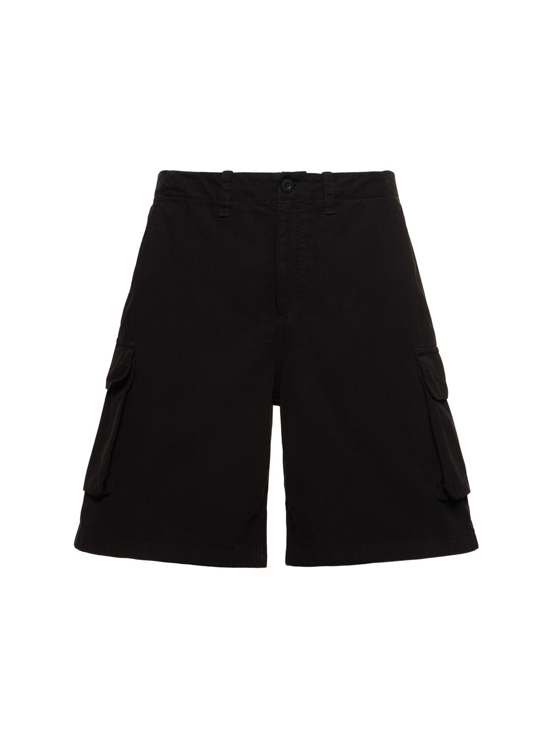 Our Legacy Cotton Canvas Cargo Shorts In Black