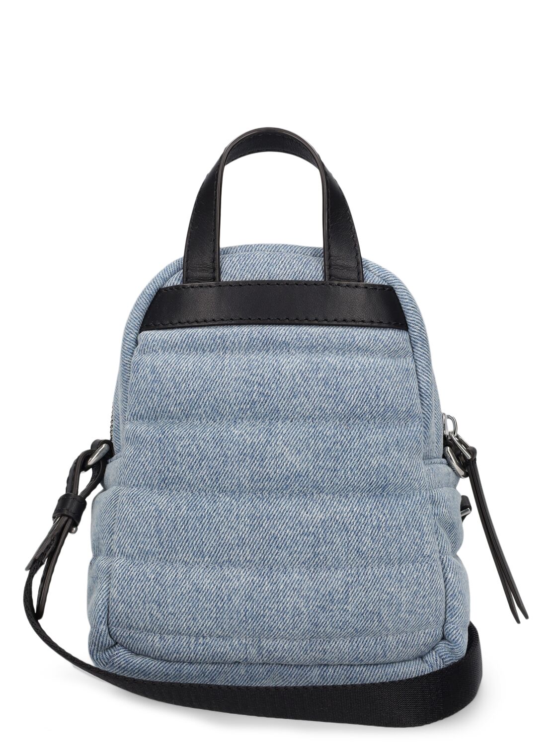 Shop Moncler Small Kilia Nylon Crossbody Bag In Medium Blue