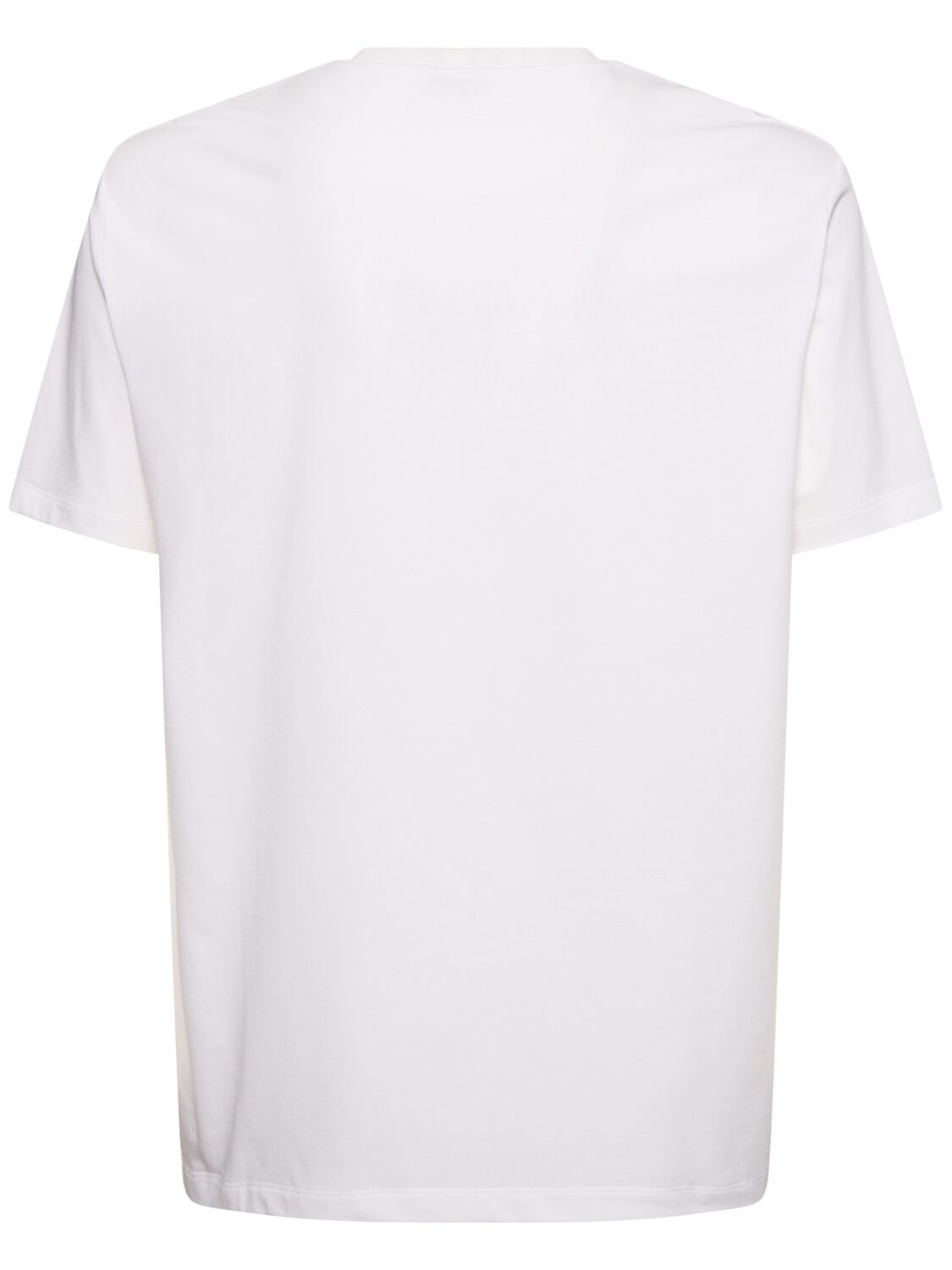 Shop Bally Cotton Logo T-shirt In White