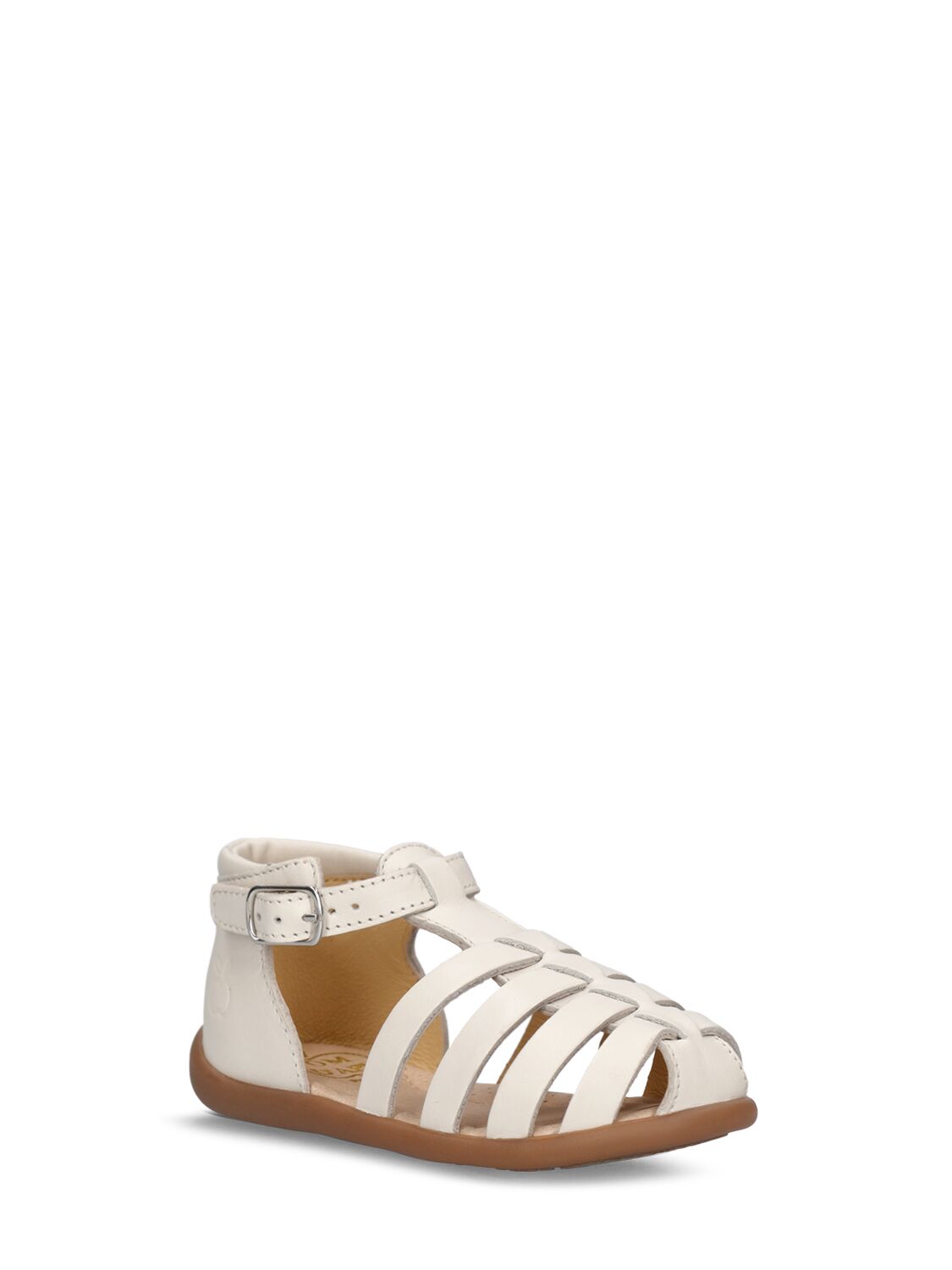 Shop Pom D'api Nappa Leather Sandals In Off-white