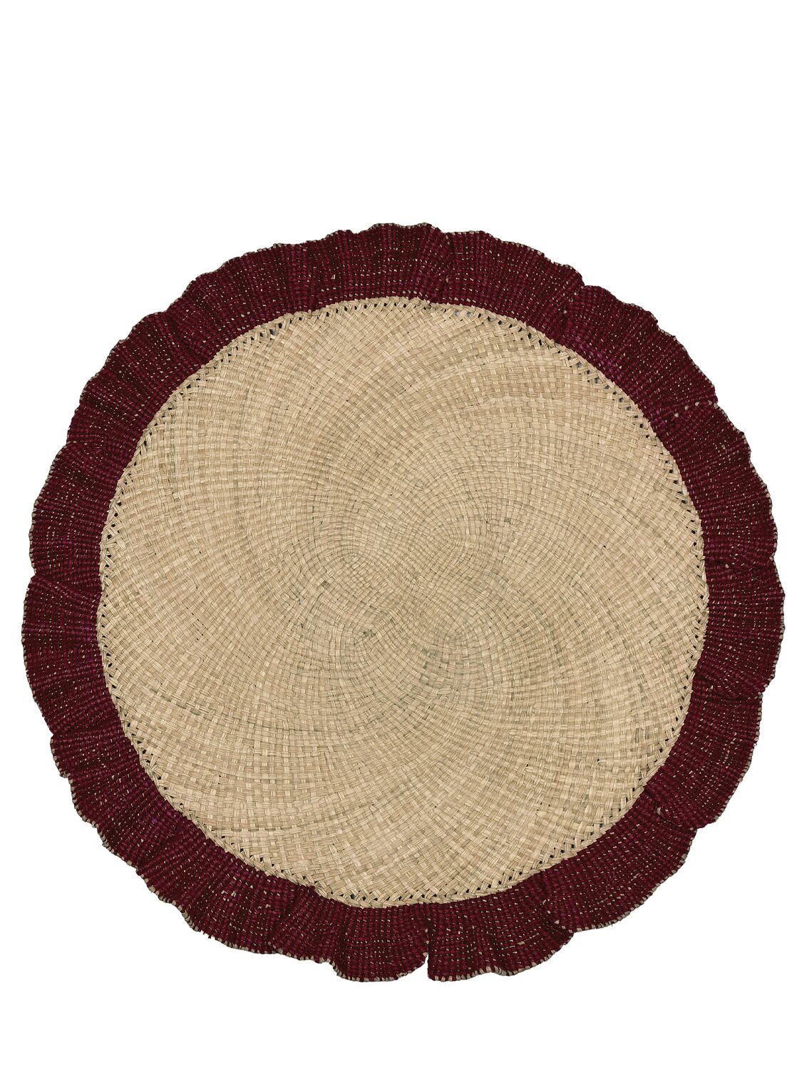 Johanna Ortiz Set Of 2 Iraca Palm Placemats In Brown