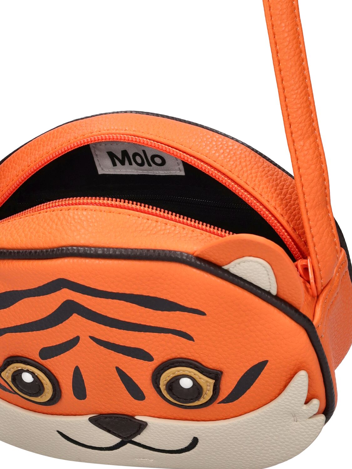 Shop Molo Tiger Faux Leather Shoulder Bag In Multicolor