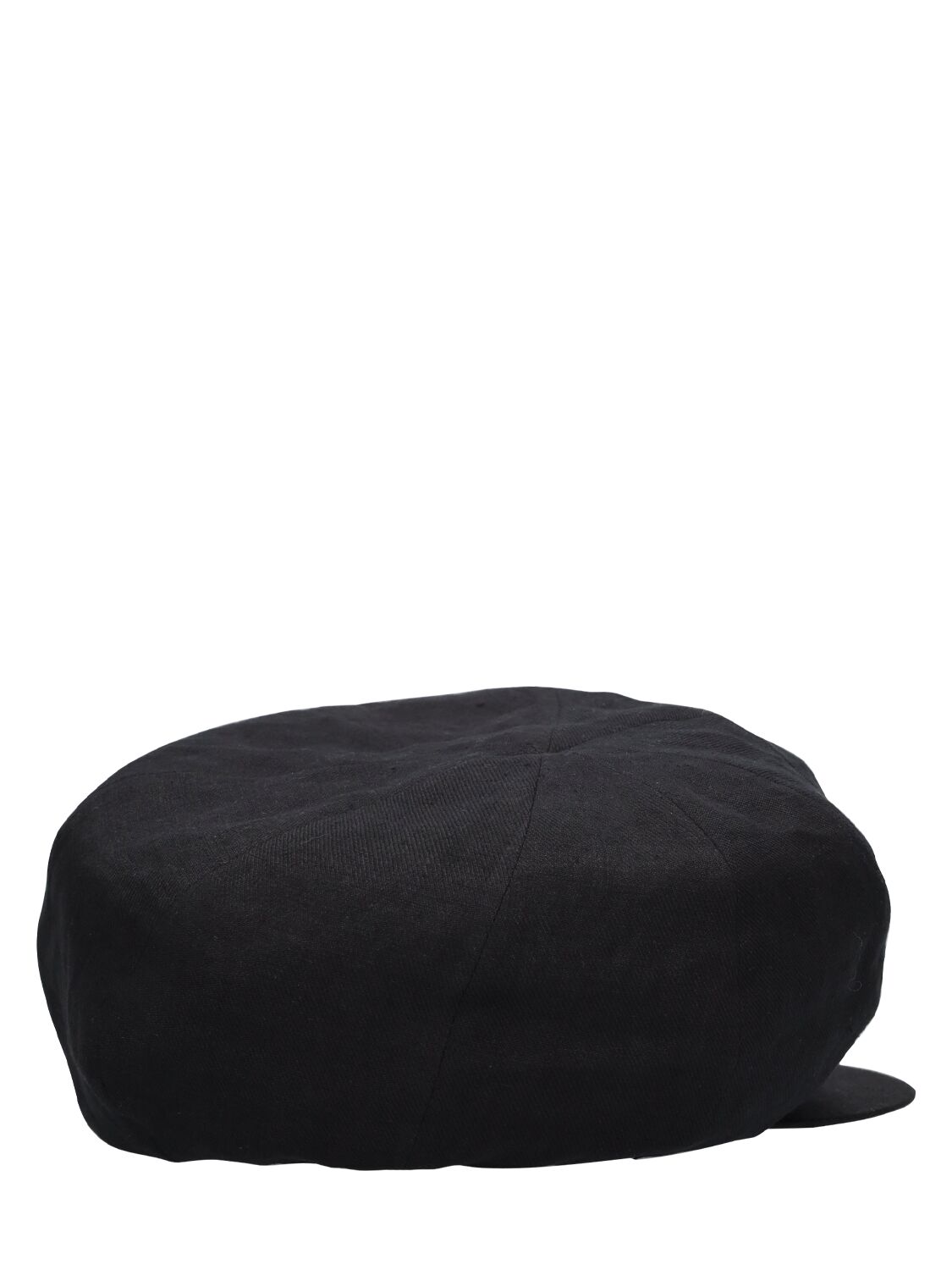 Shop Yohji Yamamoto Casqutte Flax Twill Hat In Black