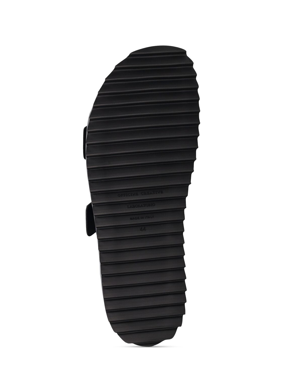 Shop Officine Creative Agora Leather Sandals In Black