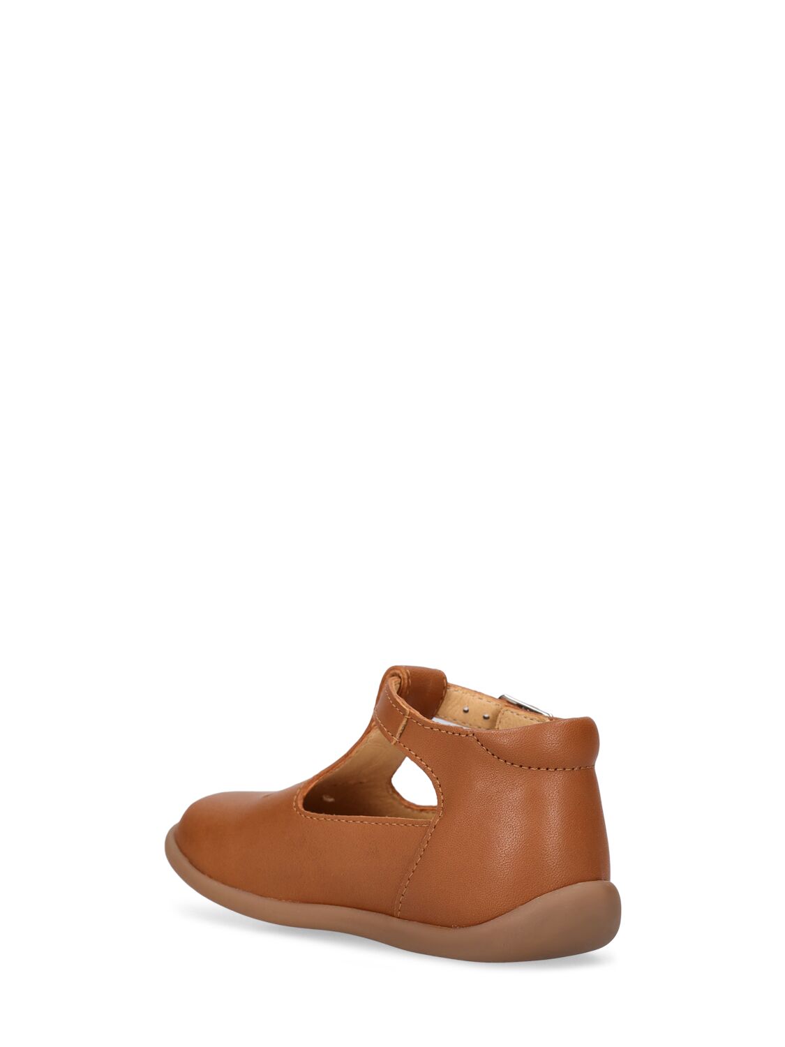Shop Pom D'api Leather Stand-up Sandals In Brown