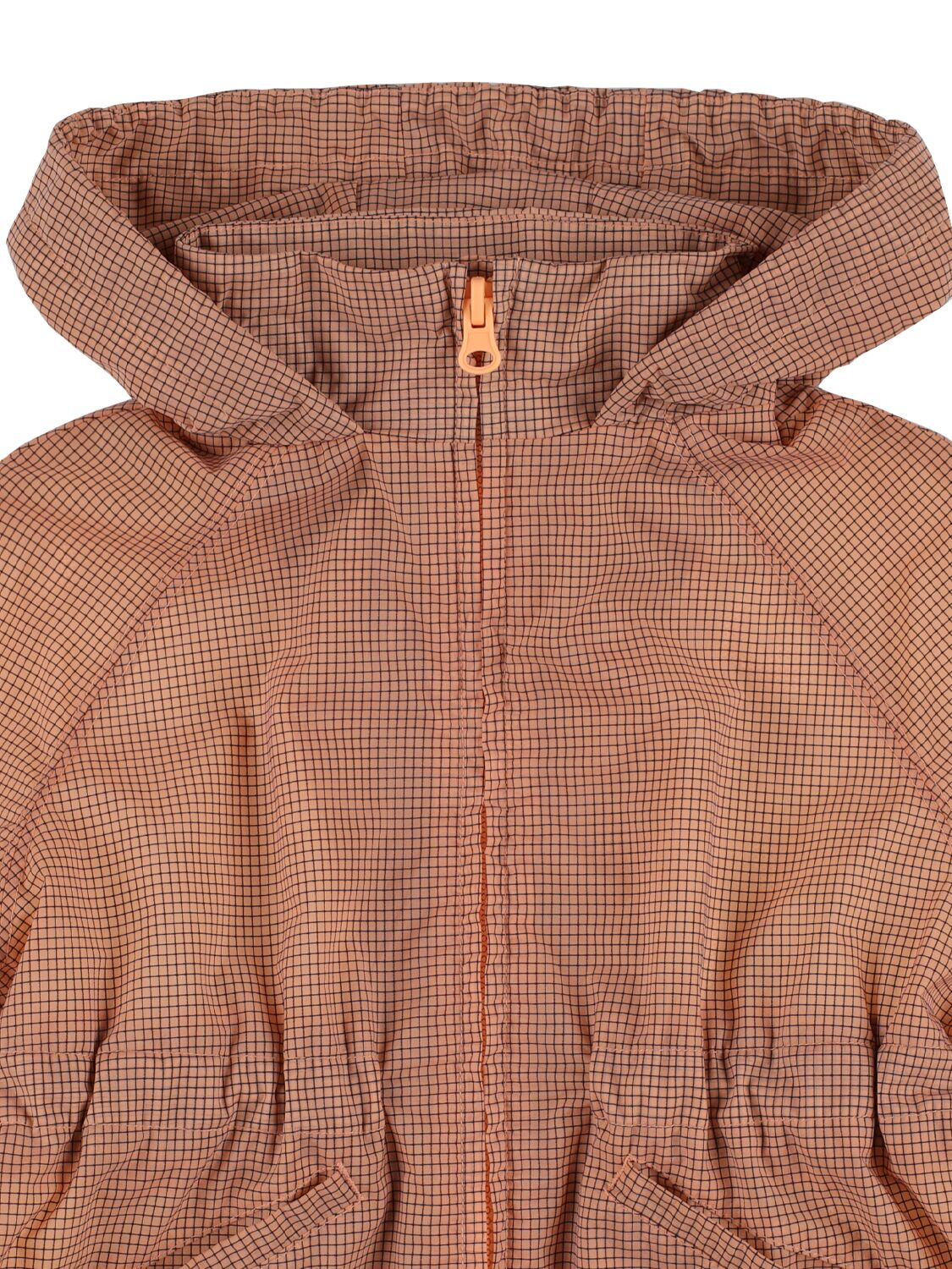 Shop Burberry Full-zip Nylon Jacket In Pink