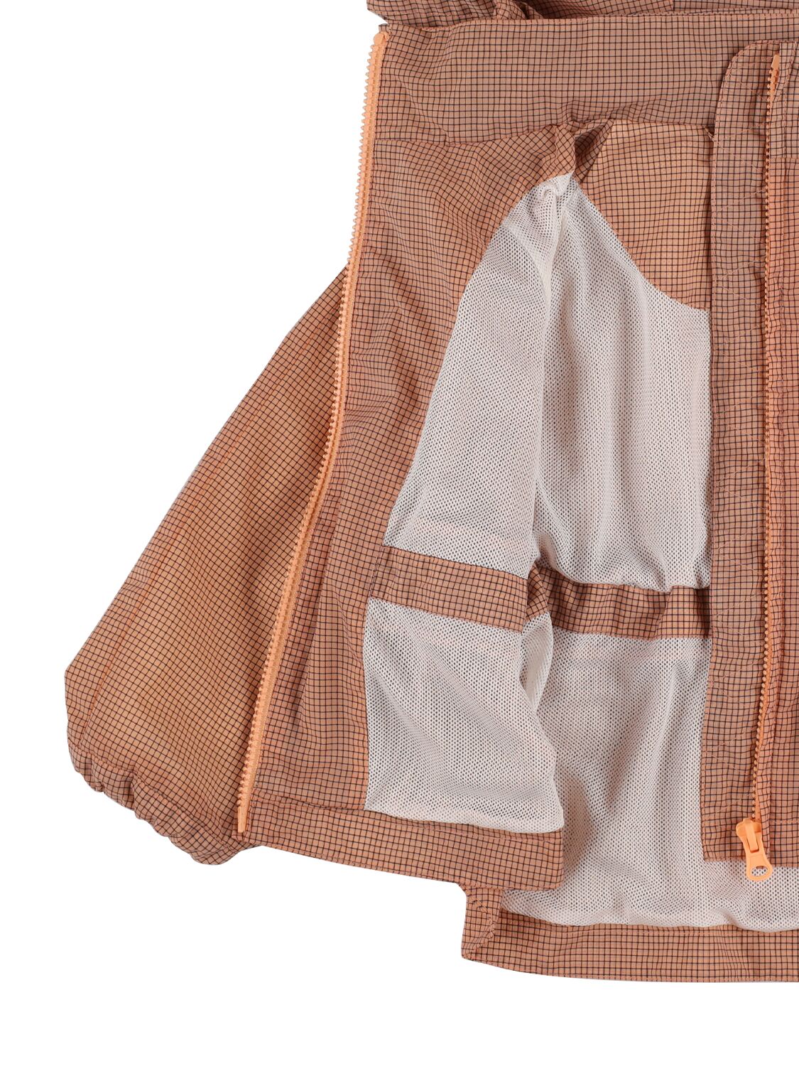 Shop Burberry Full-zip Nylon Jacket In Pink