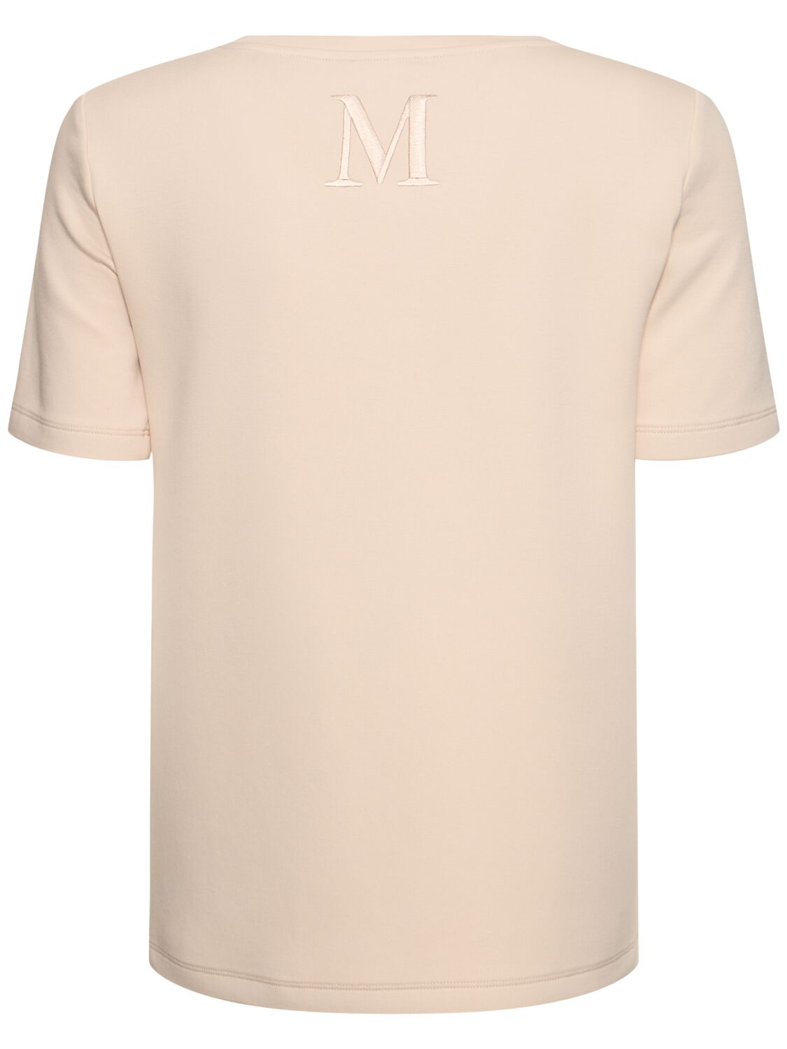 Shop 's Max Mara Fianco Jersey Scuba T-shirt In Light Beige