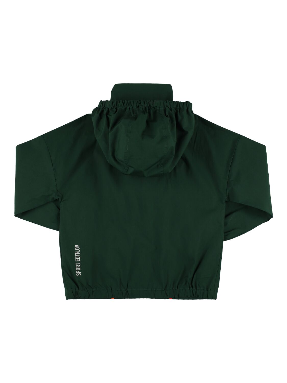 Shop Dsquared2 Hooded Nylon Jacket In Dark Green