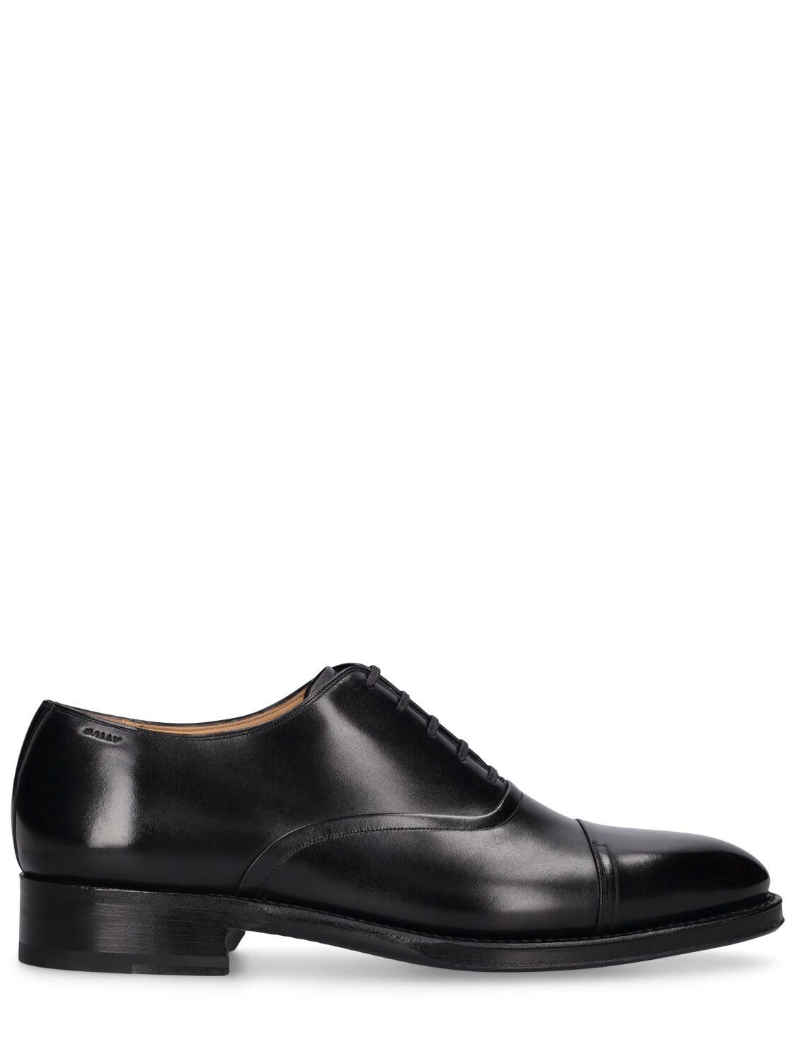 Bally Sadhy Leather Lace-up Shoes In Black