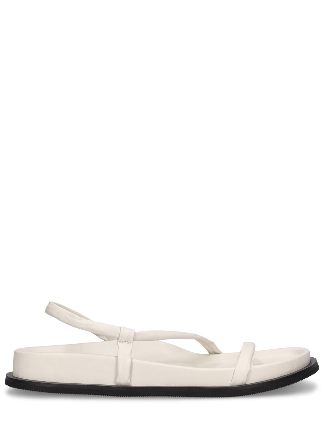 St.agni 25mm Twist Leather Sandals In White