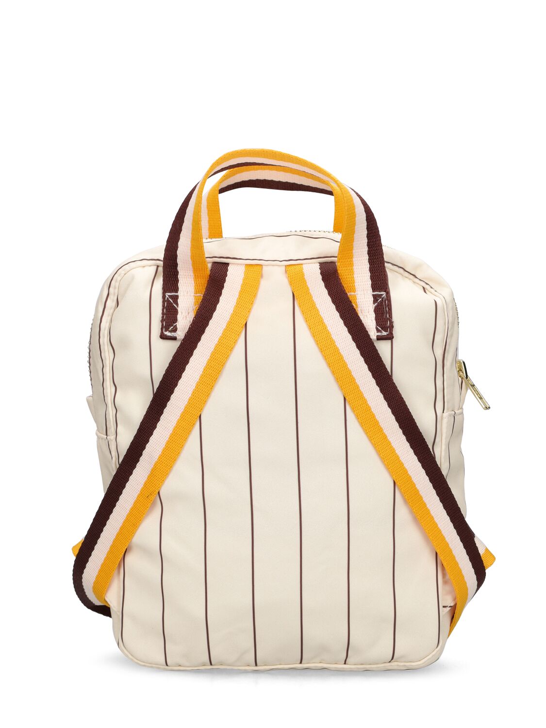 Shop Mini Rodini Embroidered Recycled Tech Backpack In Off White