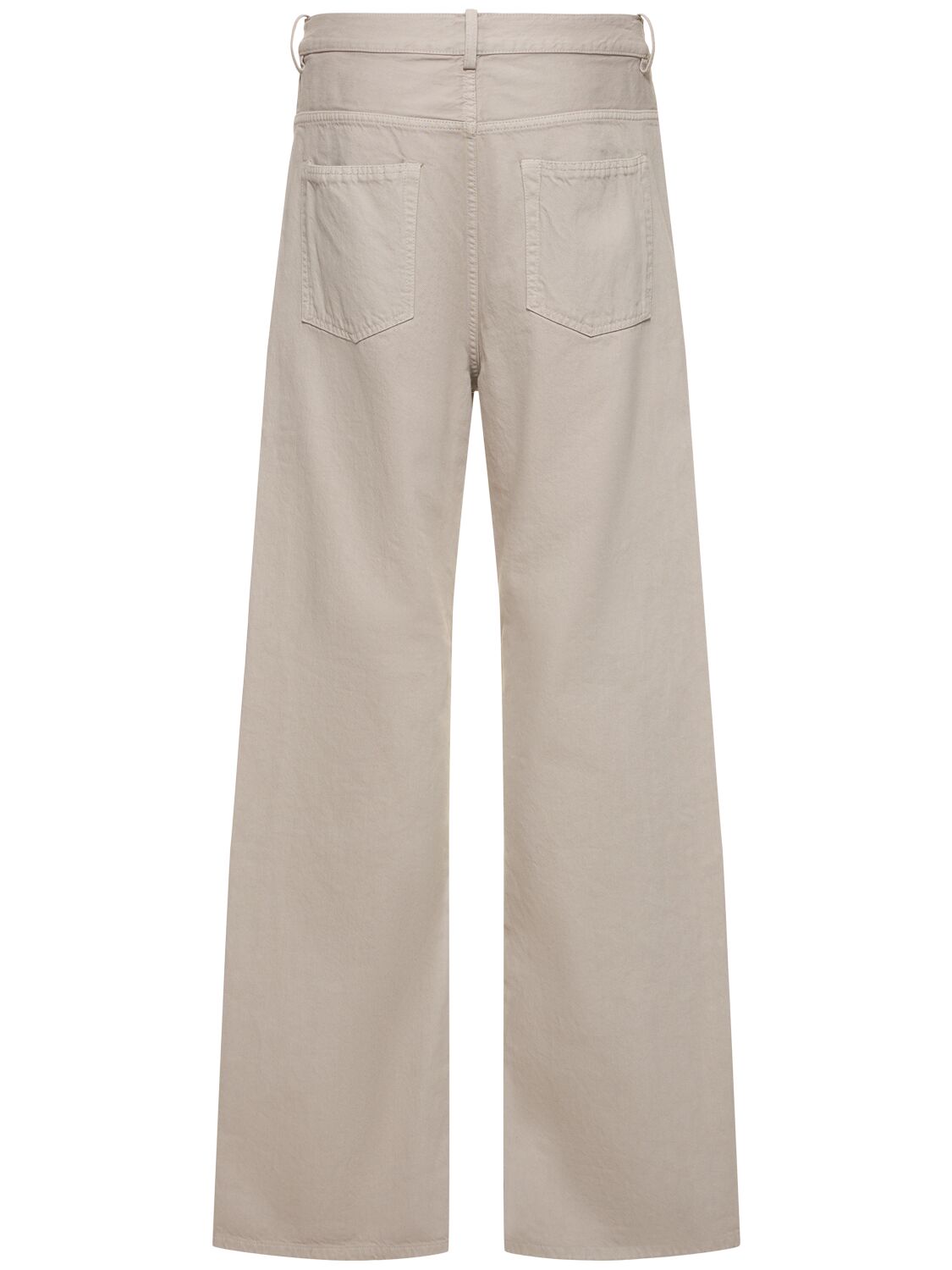 Shop Ann Demeulemeester Ronald 5 Pocket Cotton Pants In Clay