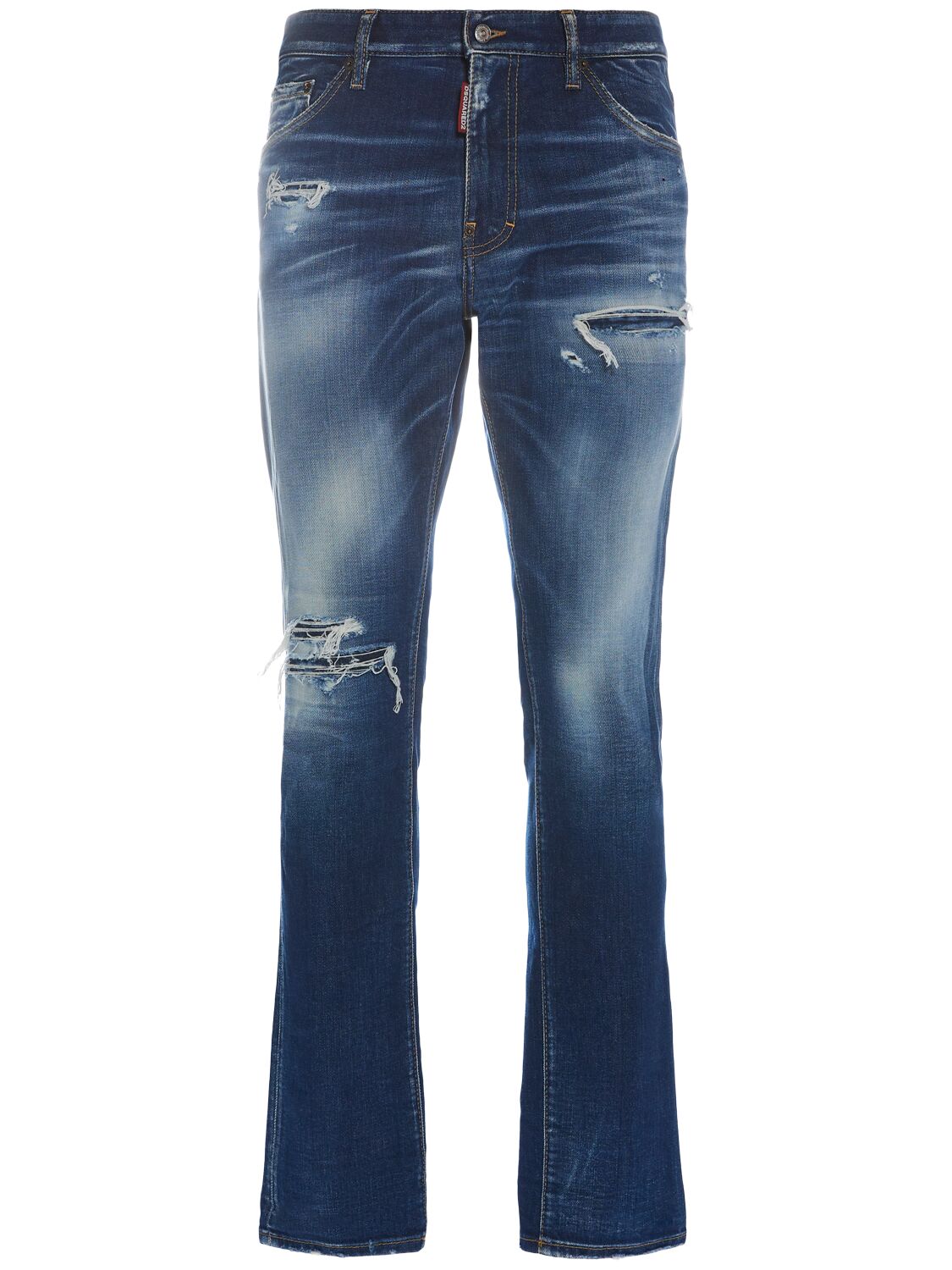 Dsquared2 Cool Guy Stretch Cotton Denim Jeans In Blue