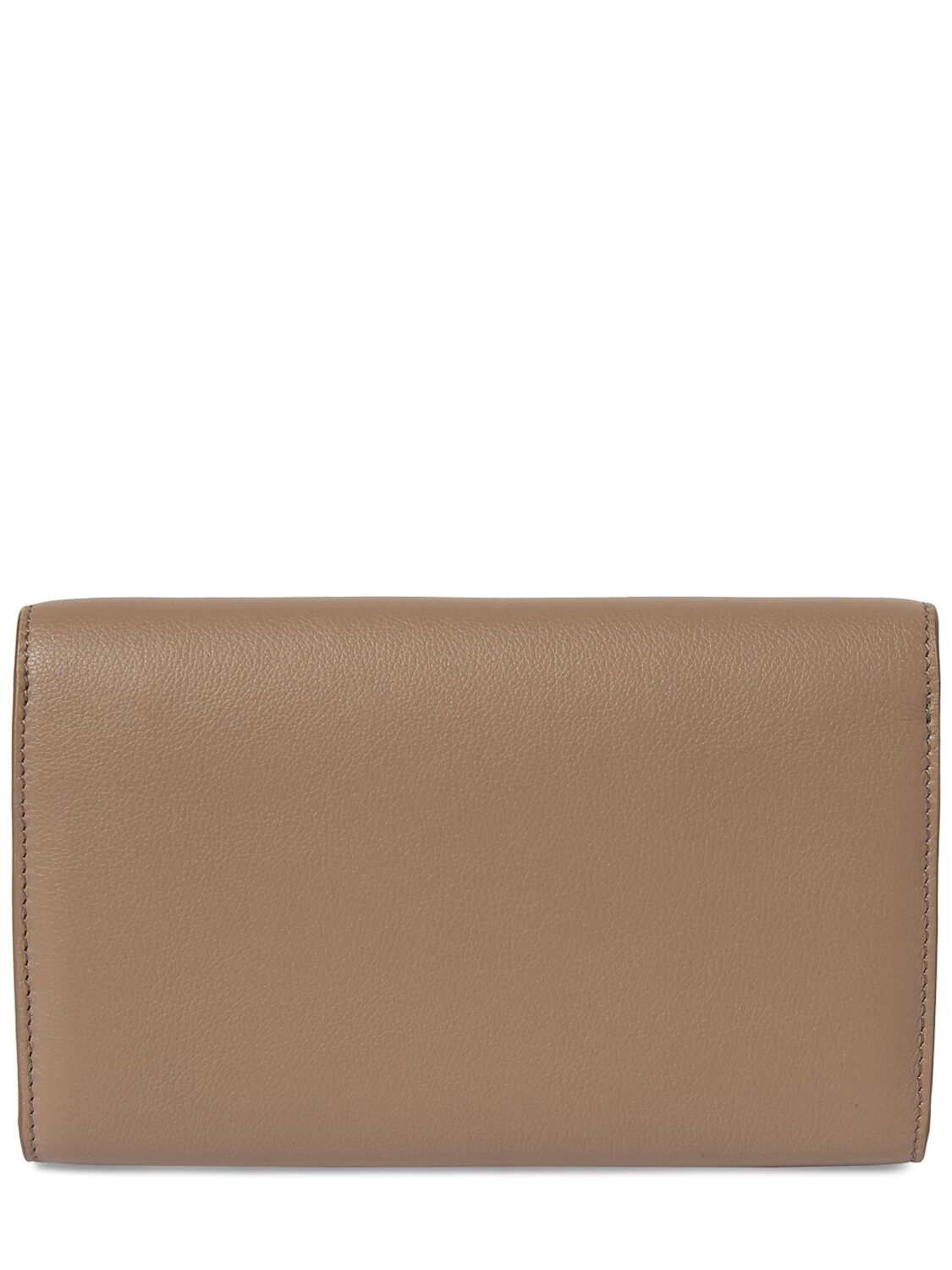 Shop The Row Sofia Continental Leather Wallet In Silk Ans