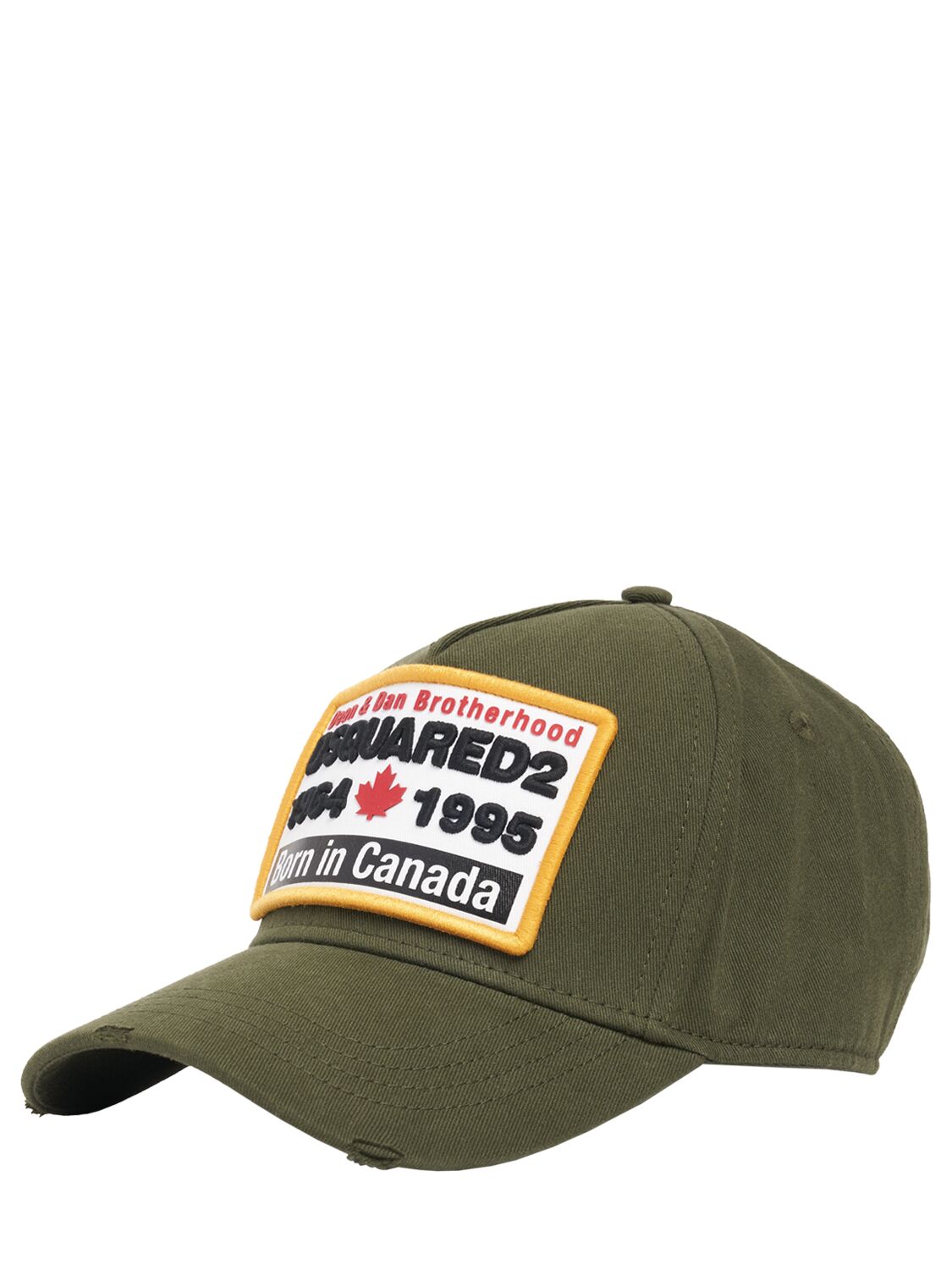 Shop Dsquared2 Logo Baseball Cap In Military Green