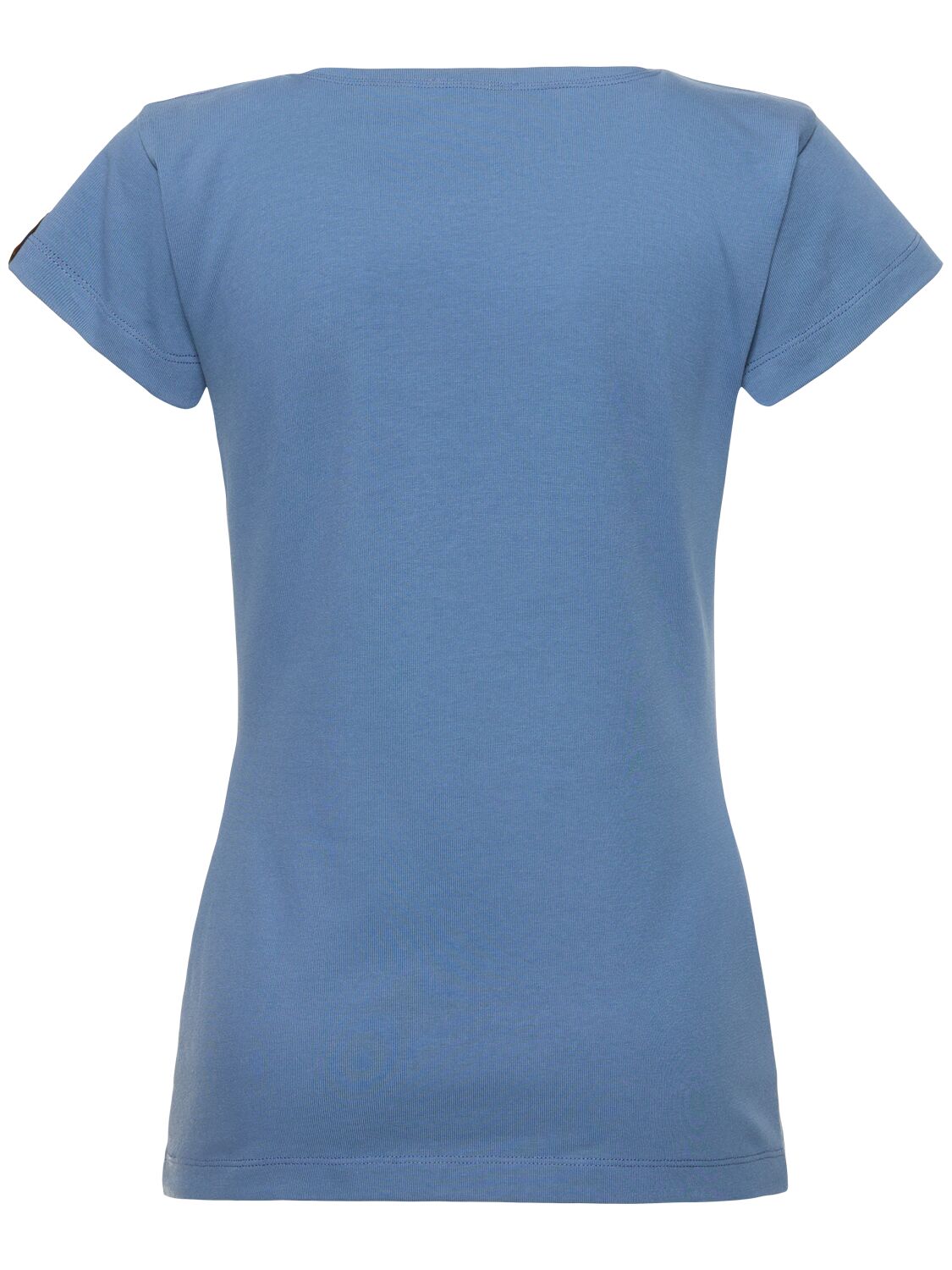Shop Bally Cotton Jersey T-shirt In Blue