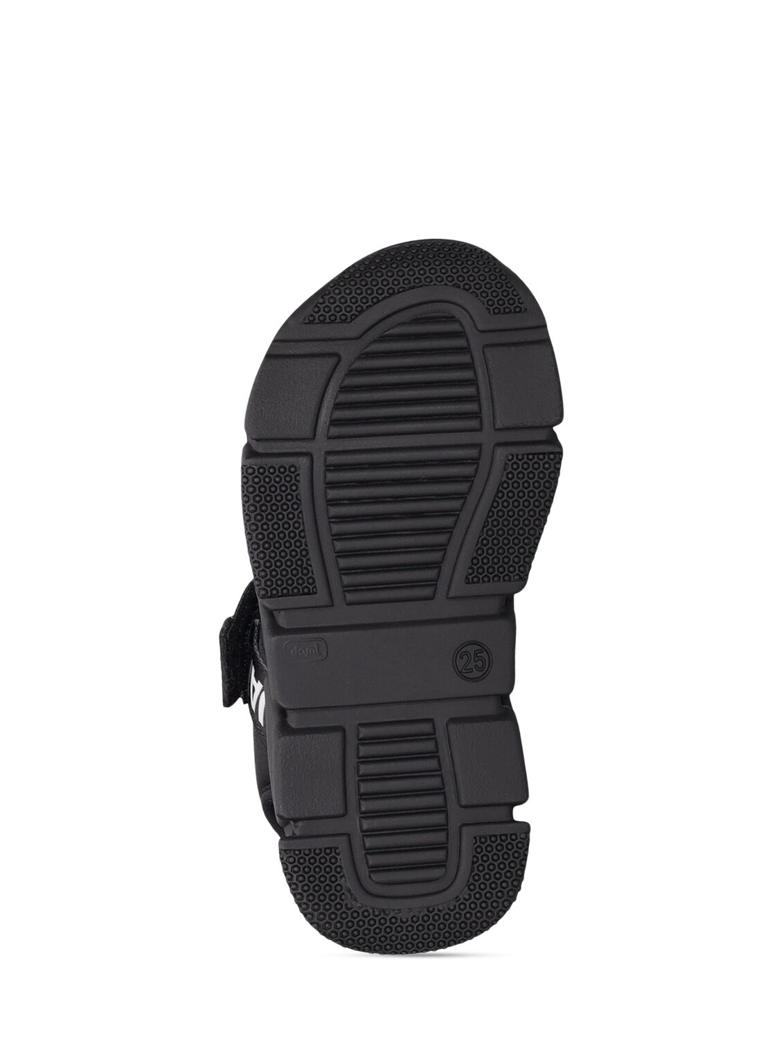 Shop Dsquared2 Logo Tech Strap Sandals In Black
