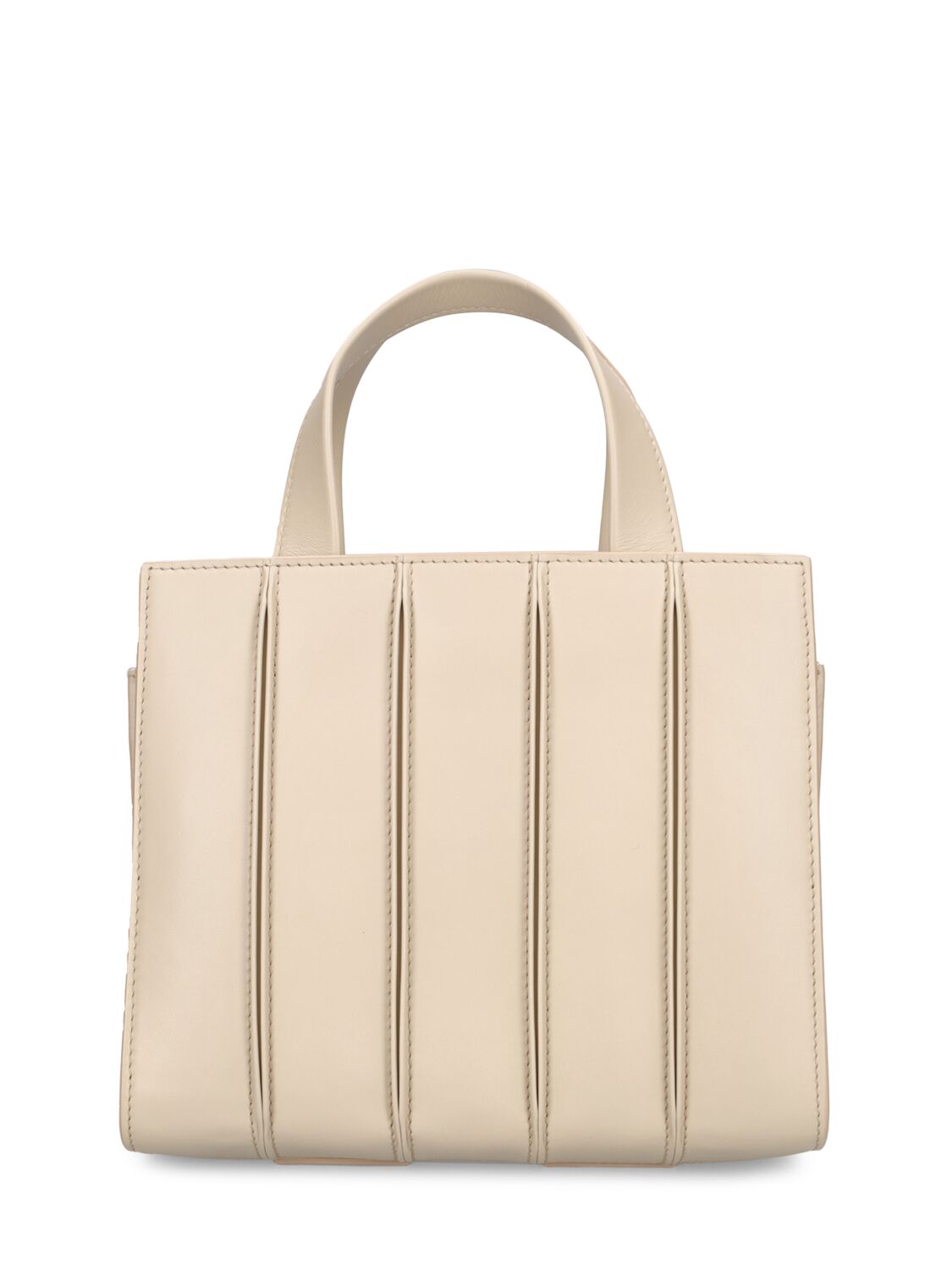 Max Mara Whitney Soft Leather Top Handle Bag In Tela