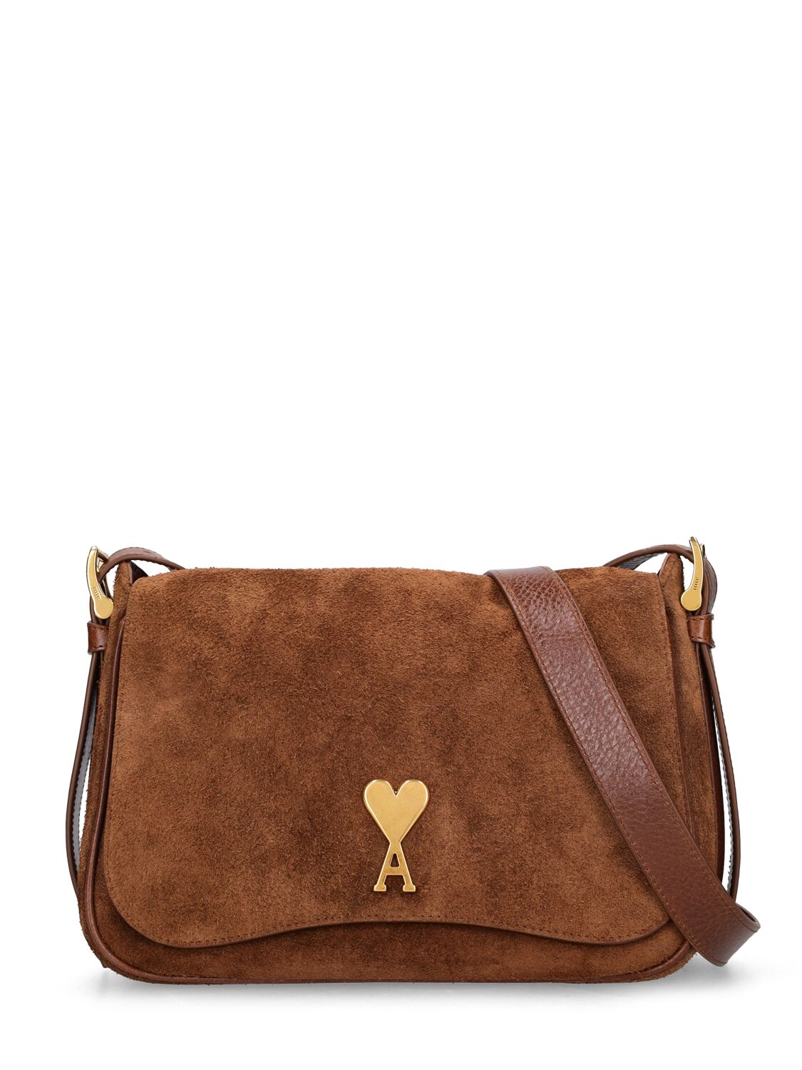 Image of Paname Paname Suede Satchel Bag