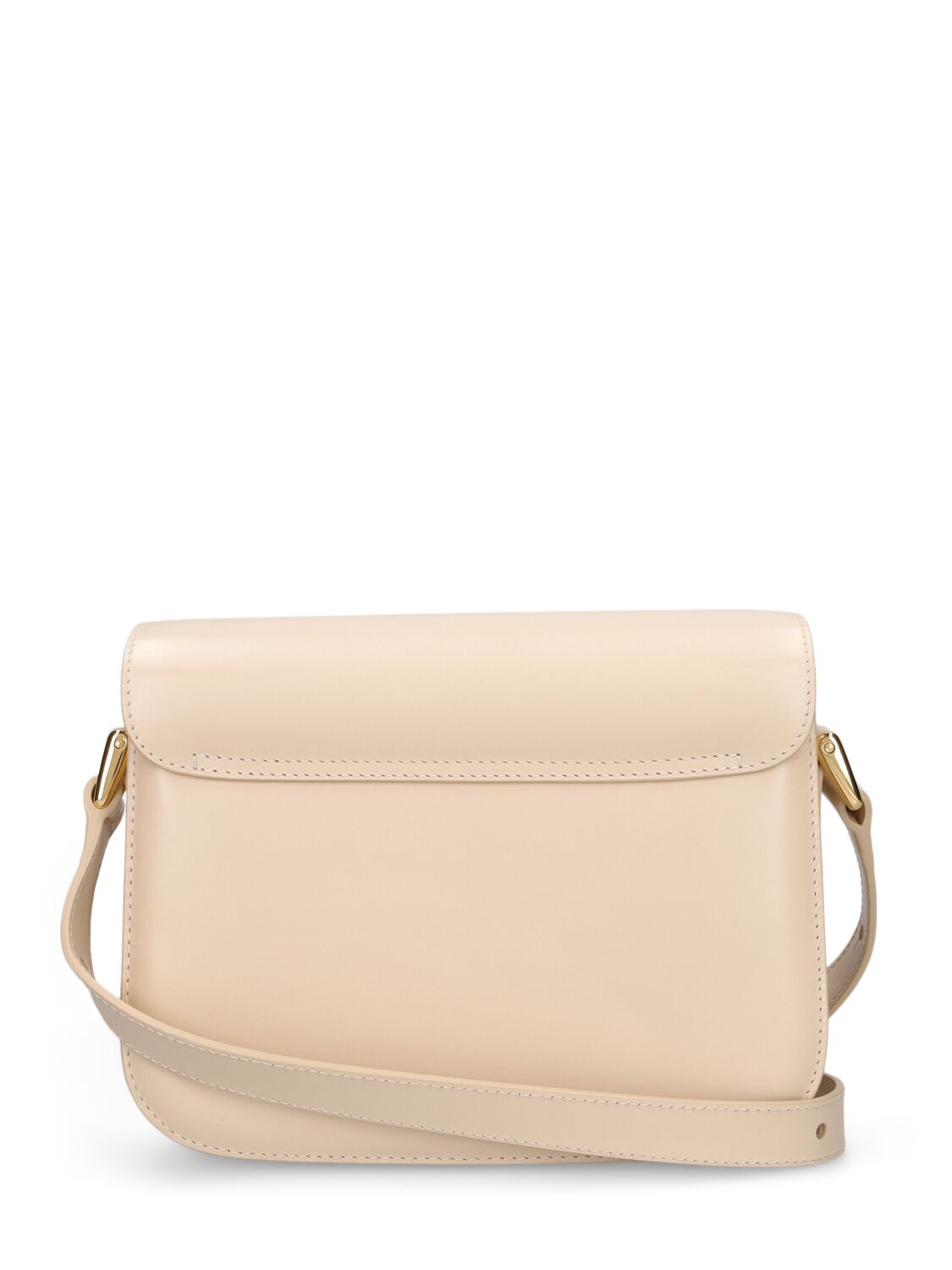 Shop Apc Small Grace Leather Shoulder Bag In Cream