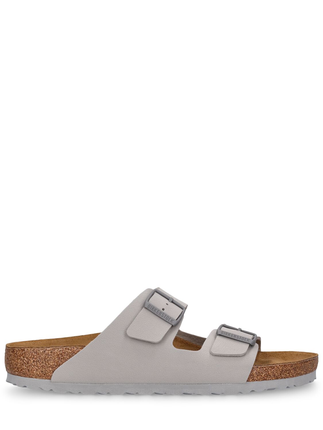 Birkenstock Arizona Faux Leather Sandals In Grey
