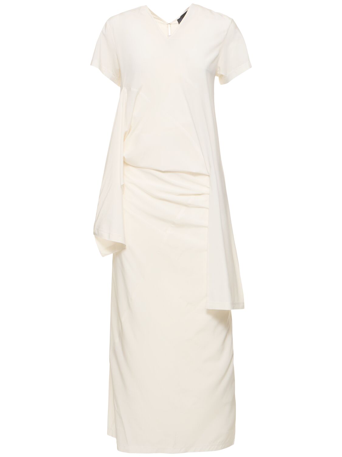 Proenza Schouler Sidney Viscose Blend Long Dress In White