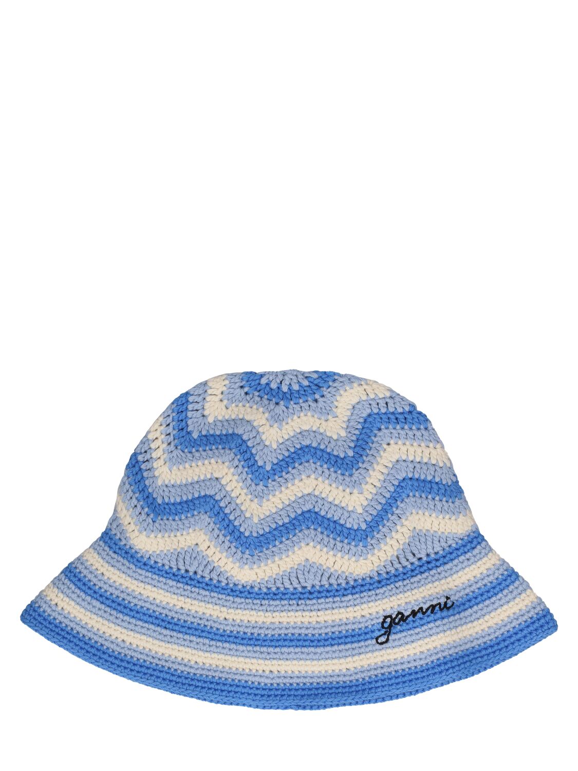 Image of Organic Cotton Crochet Bucket Hat