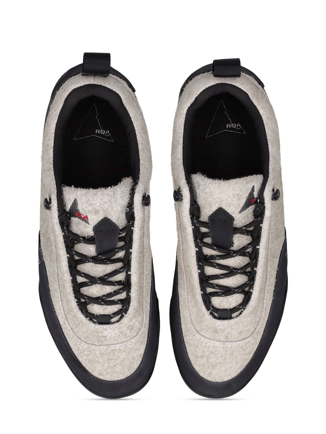 Shop Roa Cingino Tech & Leather Sneakers In White,black