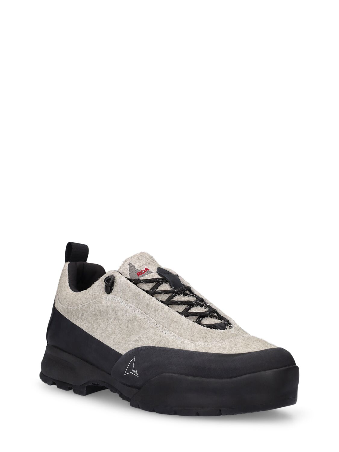 Shop Roa Cingino Tech & Leather Sneakers In White,black