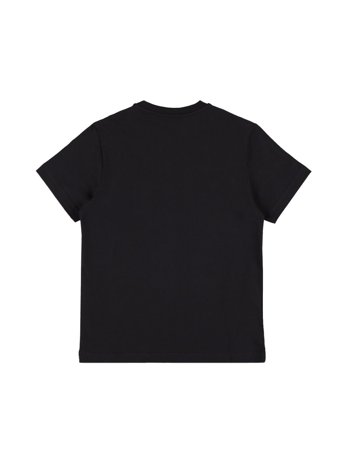 Shop Dsquared2 Printed Logo Cotton T-shirt In Black