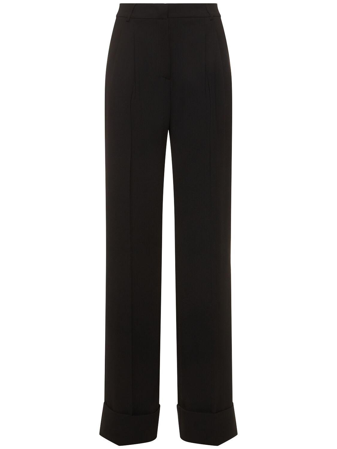 The Andamane Nathalie Cuffed Hem Maxi Pants In Black