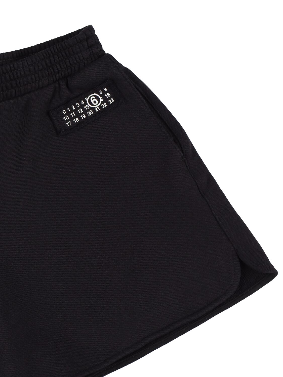 Shop Mm6 Maison Margiela Sweat Shorts In Black