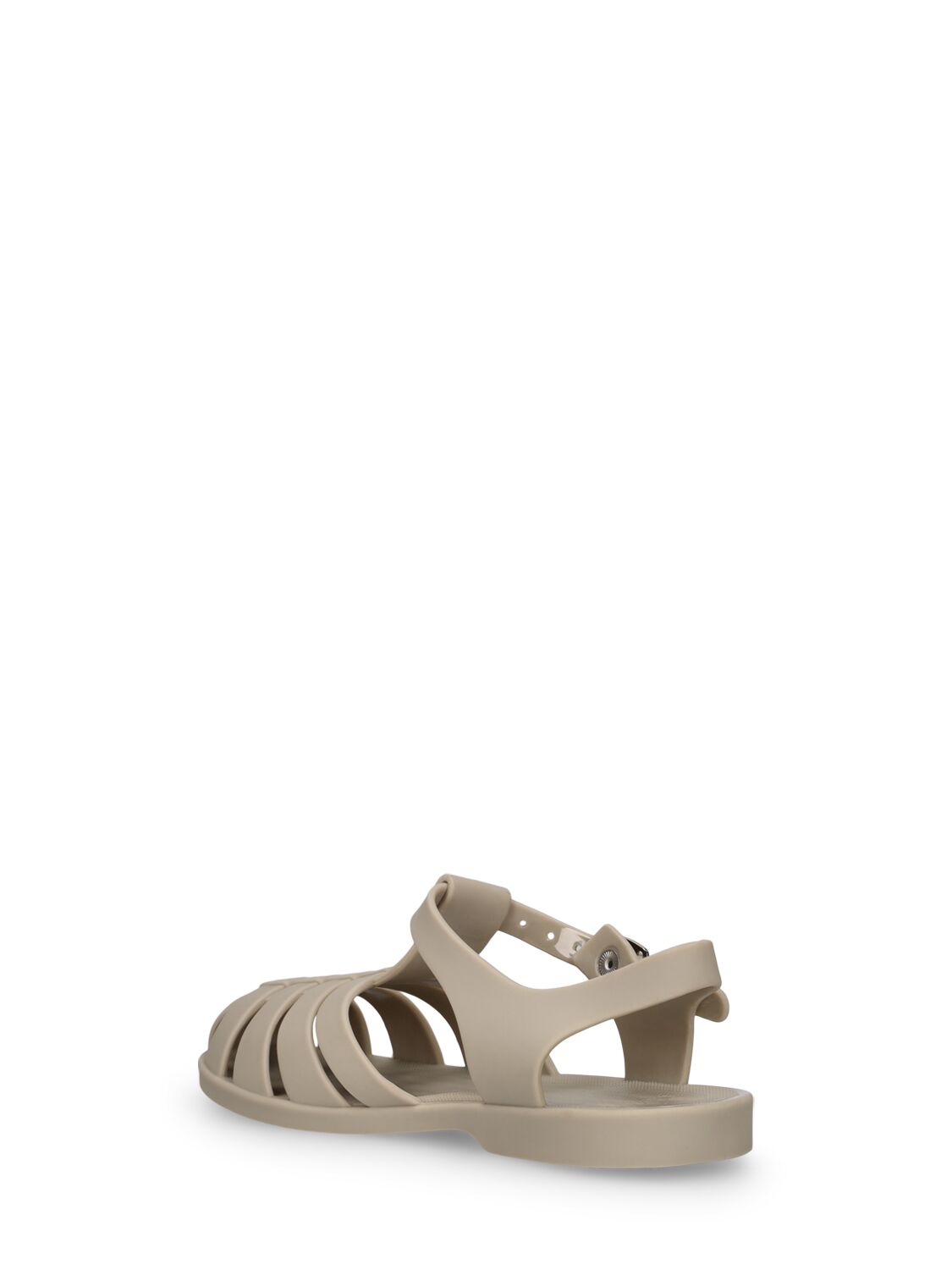 Shop Liewood Rubber Jelly Sandals In Light Green