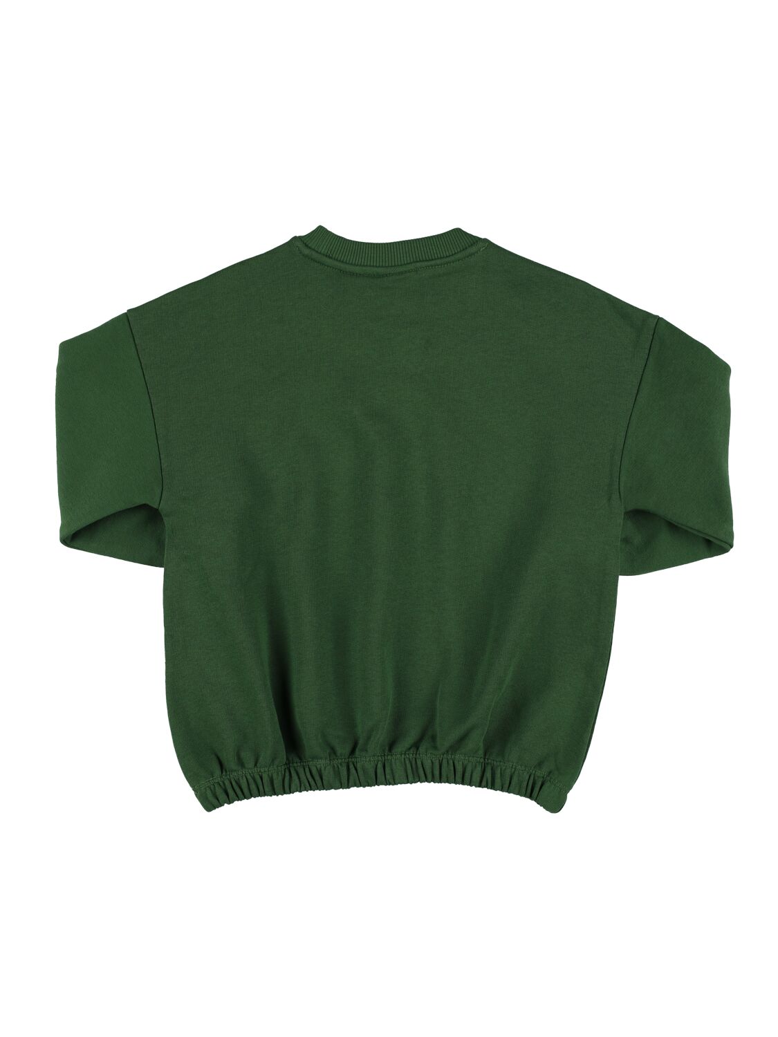 Shop Mini Rodini Cotton Sweatshirt In Green