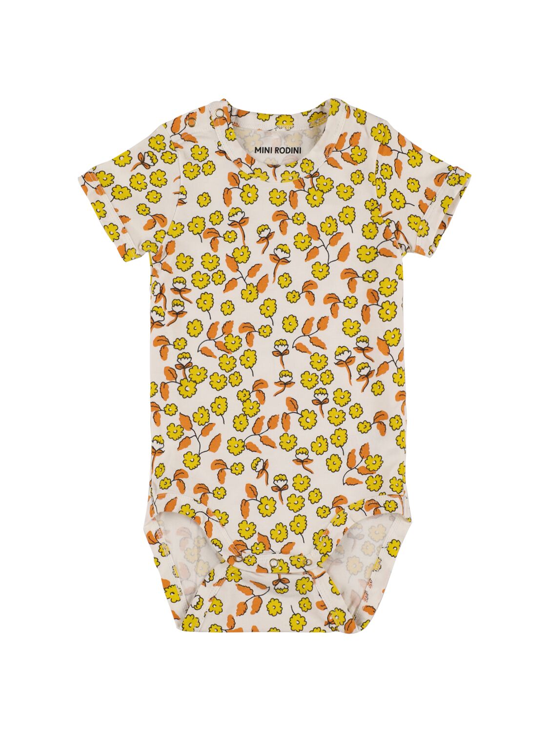 Image of Printed Stretch Cotton Bodysuit