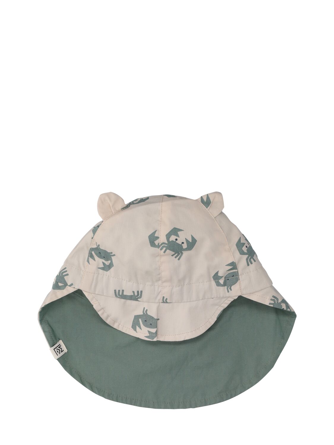 Image of Crab Print Reversible Organic Cotton Hat